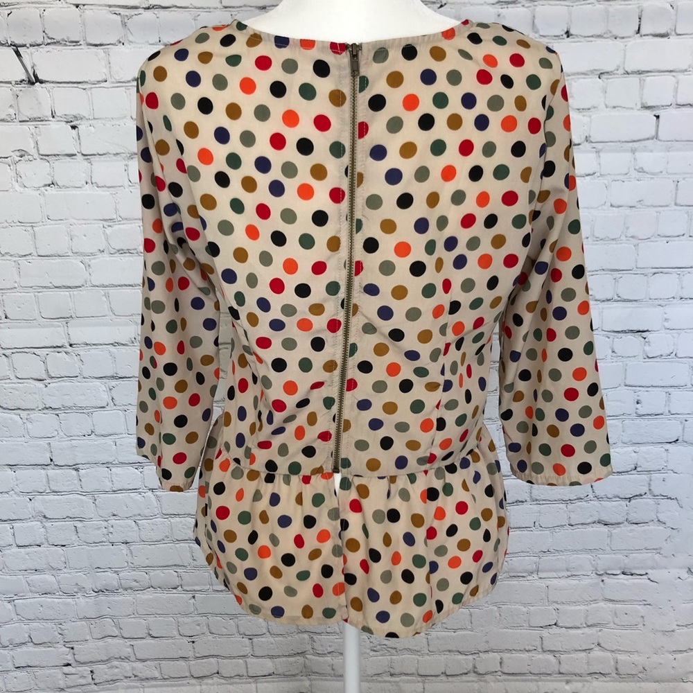 Peplum Blouse with back zipper detail - Picture 2 of 4